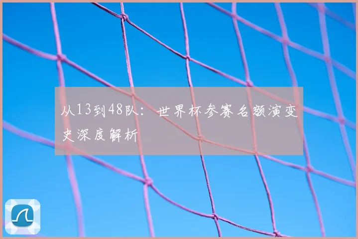 从13到48队：世界杯参赛名额演变史深度解析